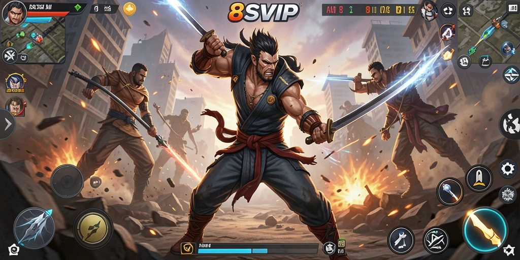 Tampilan gameplay mendebarkan di 8SVIP dengan aksi yang cepat.