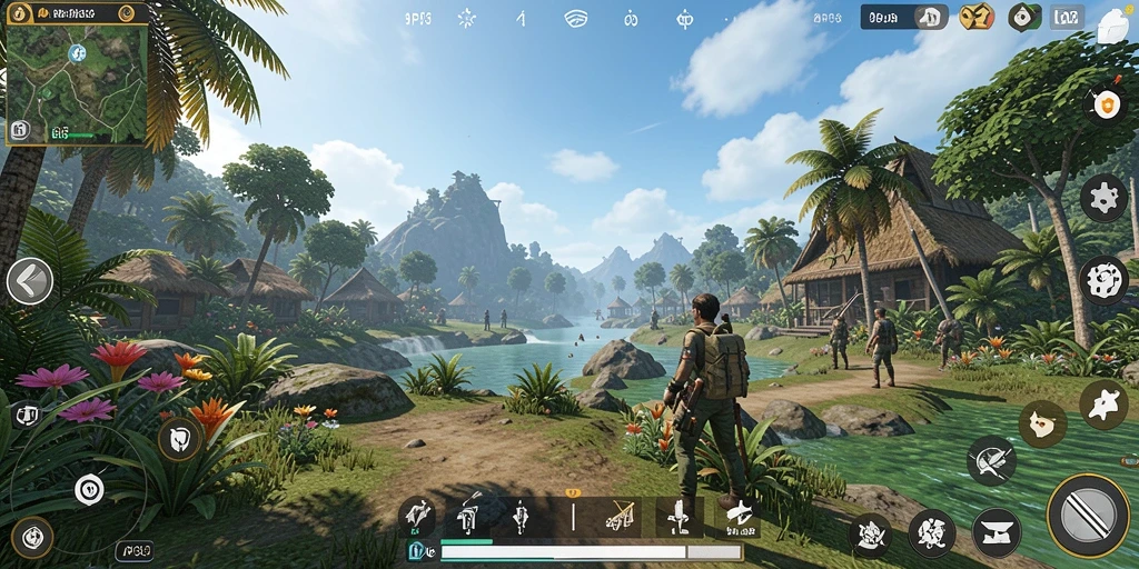 Gameplay API33 yang menakjubkan dengan dunia terbuka yang luas.