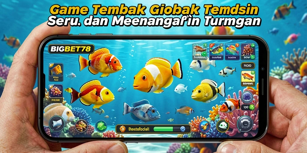 Gameplay seru dari BIGBET78 saat menembak ikan.
