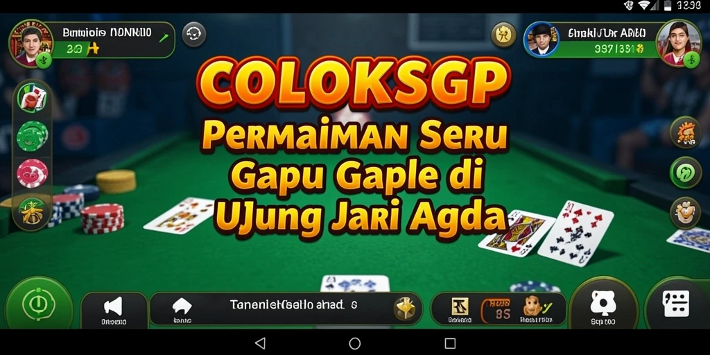Tampilan utama gameplay COLOKSGP yang menarik dan seru.