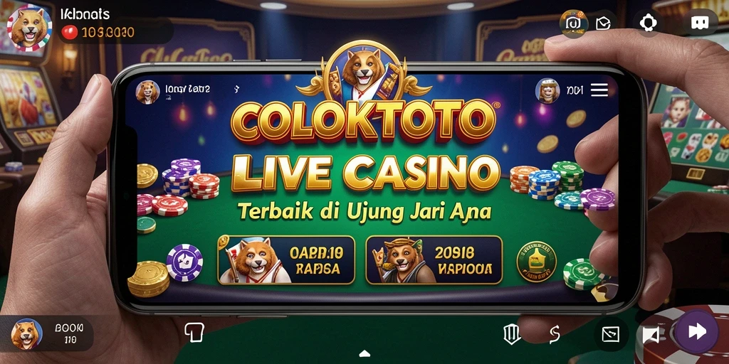 Gameplay Live Casino yang menegangkan di COLOKTOTO.