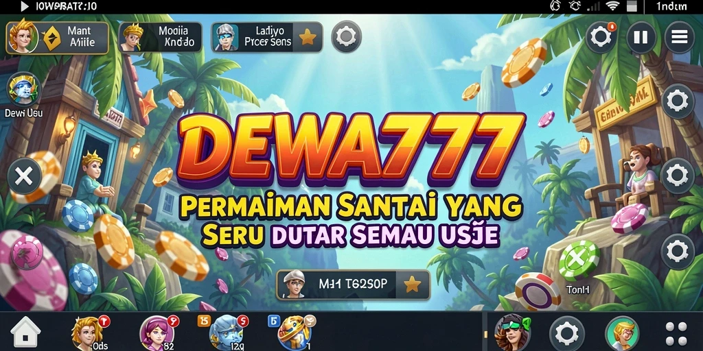 Tampilan gameplay DEWA777 yang seru dan interaktif.