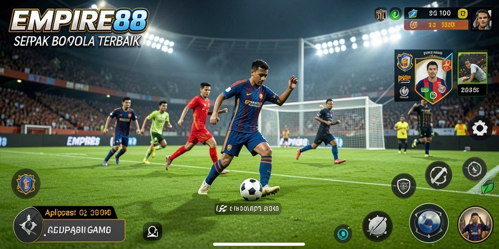 Gameplay seru dengan grafik sepak bola yang mengagumkan.