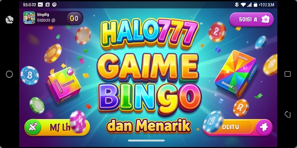 Tampilan menarik dari gameplay Bingo HALO777 yang menantang.