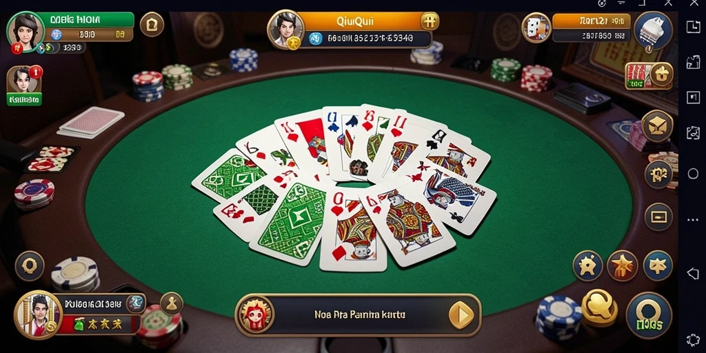 Screenshot gameplay menarik di game QiuQiu HO3.