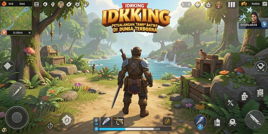 Tampilan gameplay Open World yang menakjubkan di IDRKING.