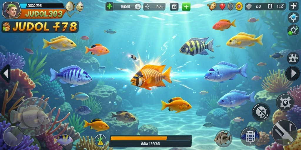 Tampilan gameplay menarik dari JUDOL303 dalam Tembak Ikan.