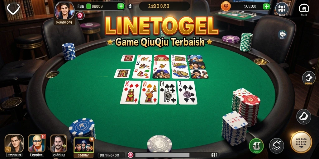 Tampilan gameplay QiuQiu yang seru di LINETOGEL.
