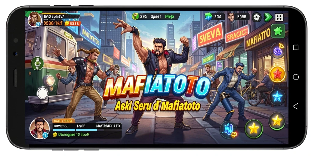 Screenshot menampilkan aksi seru dalam MAFIATOTO.