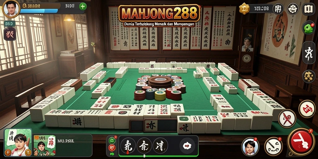 Screenshot gameplay Open World dari MAHJONG288 menampilkan eksplorasi yang seru.