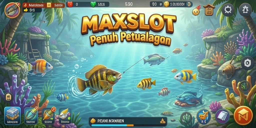 Tangkapan ikan yang menakjubkan dalam gameplay MAXSLOT.