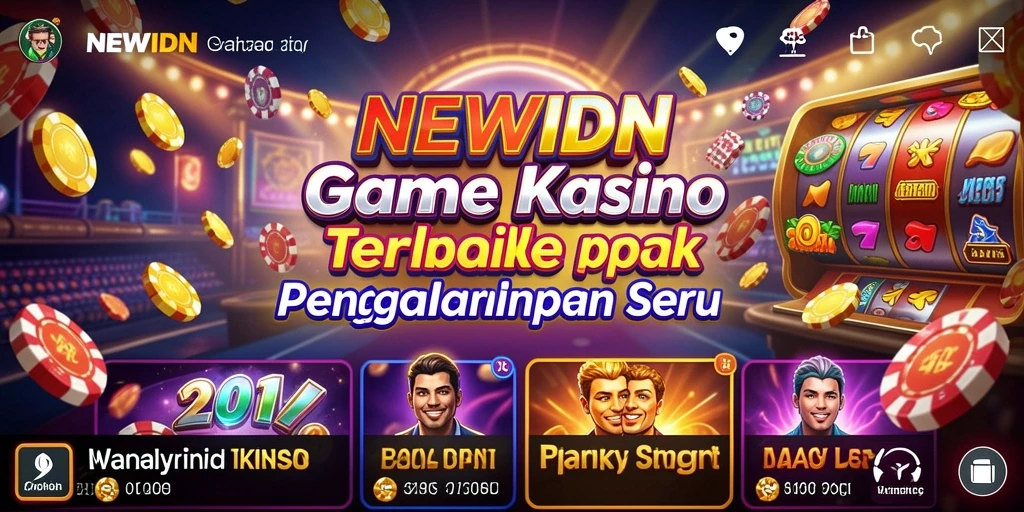 Tampilan gameplay menarik dari NEWIDN dengan berbagai pilihan permainan Kasino.