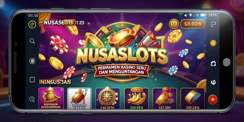 Screenshot gameplay NUSASLOTS menampilkan slot yang mengasyikkan.