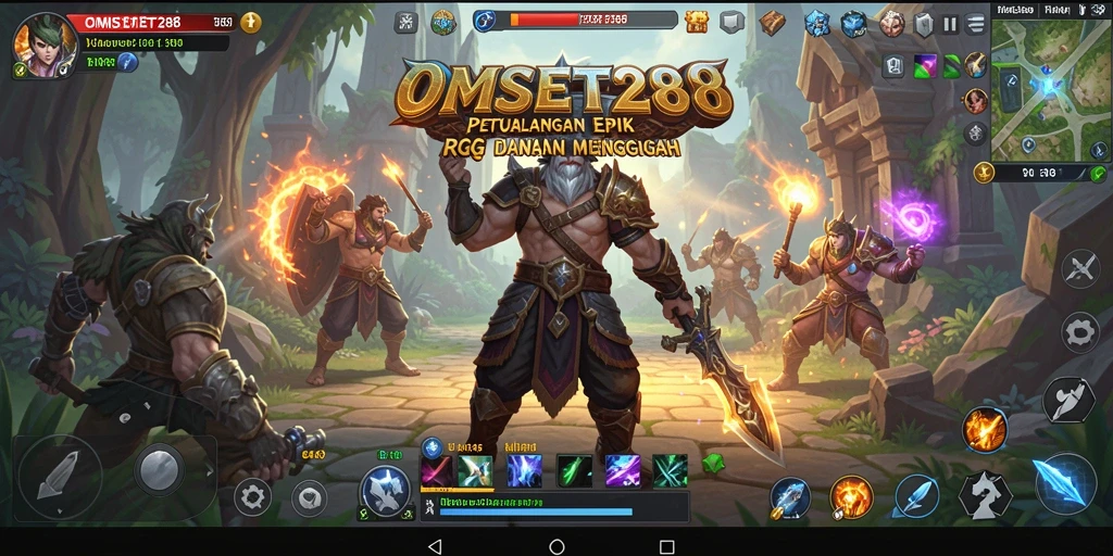 Tampilan gameplay OMSET288 yang menakjubkan dalam genre RPG.