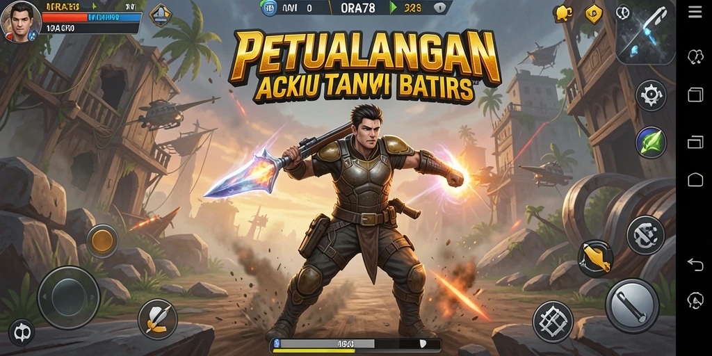 Tangkapan layar utama ORA78 menampilkan aksi pertempuran yang mendebarkan.