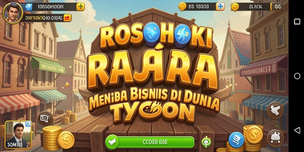Screenshot utama ROSOHOKI menampilkan gameplay Tycoon yang menarik.