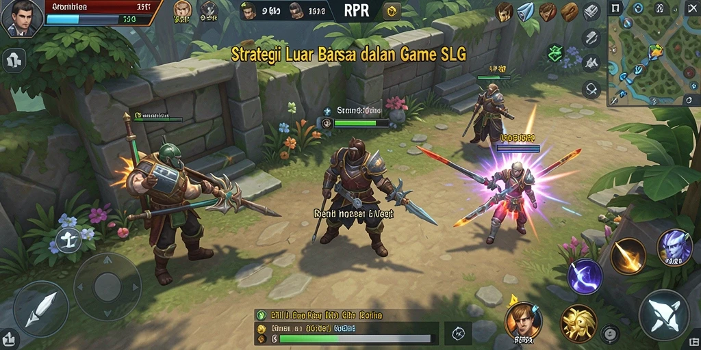 Tampilan gameplay menarik yang menggambarkan pertempuran dalam RPRR.