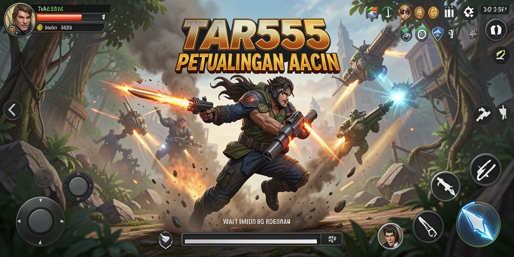 TAR555 menampilkan aksi seru dengan grafis memukau dan gameplay dinamis.
