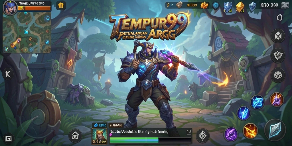 Tangkapan layar dari gameplay TEMPUR99 yang menakjubkan dan mendebarkan.