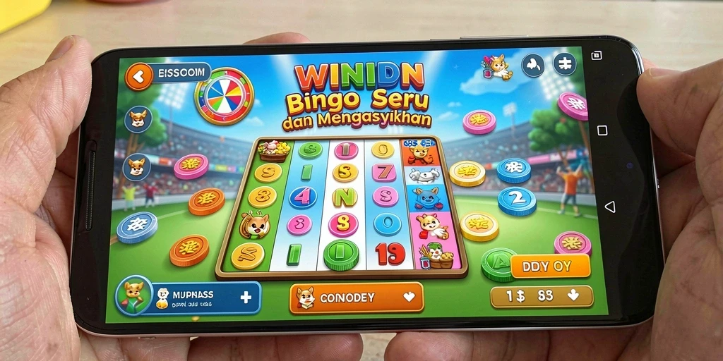 Tampilan gameplay Bingo di WINIDN yang penuh warna dan menarik.
